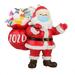 Shinysix Holiday Pendant Toy Decor Festival Decor Festival Present Ornament Doll Toy Decor Decoration Ornament Doll Santa Claus Decoration Doll Toy Decor Claus Decoration Ornament