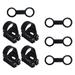 Scuba Dive Universal Clip Snorkel Keeper Tubes Holder Scuba Diving Dive Snorkeling Silicone Snorkel Strap Keeper Holder Clip Retainer Attachment Gear Spare Part Accessories 1 Set