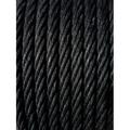 Black Powder Coated Galvanized Cable Wire Rope 1/4 7X19-50 100 250 500 1000 Ft (100 Ft)