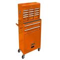 8 Drawers Rolling Tool Chest with Drawers High Capacity Toolbox on Wheels Lockable Drawers Tool Box Organization and Storage Big Tool Storage Removable Tool Box Combo for Garage and Repair Shop
