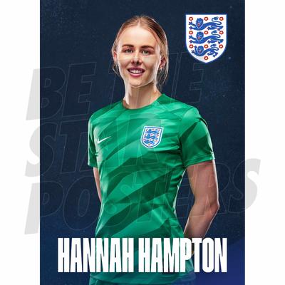 England Hannah Hampton Headshot Home Poster A3 Image