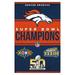 NFL Denver Broncos - Champions 23 Wall Poster 22.375 x 34 Framed