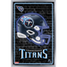 NFL Tennessee Titans - Neon Helmet 23 Wall Poster 22.375 x 34 Framed