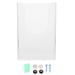 Office File Rack 1 Pc Wall-mounted Document Organizer Practical Plastic File Holder (Transparent Color)