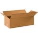 22X10x6 Flat Corrugated Boxes Flat 22L X 10W X 6H Pack Of 25 | Shipping Packaging Moving Storage Box For Home Or Business Strong Wholesale Bulk Boxes