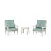 POLYWOODÂ® Prairie 3-Piece Deep Seating Set in Sand / Glacier Spa