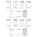 14Pack to Do List Notepad Cute 9X6 to Do List Planner Sticky Notes Daily Lined Sticky Notes for Work Planner 600 Sheets