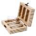 3pcs Fetal Hair Storage Box Wooden Collection Box Fetal Hair Preserving Box Souvenir Storage Box