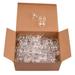 transparent chocolate wrapper cups 100Pcs Air-corn Chocolate Wrapper Cups Plastic Package Balls (Transparent)