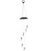 LED Solar Wind Chime Waterproof Wishing Bottle Lamp Wind Chimes for Home Party Night Garden Decoration