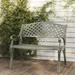 Patio Bench 40.2 Cast Aluminum Green