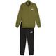 PUMA Herren Sportanzug Clean Sweat Suit TR, Größe M in Grün