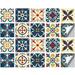 NUOLUX 20pcs Tile Stickers Tile Decals Kitchen Bathroom Decals Peel and Stick Tile Stickers