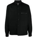 Button-up Wool Shirt Jacket - Black - Zegna Jackets