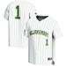 Men's GameDay Greats #1 White William & Mary Tribe Lightweight Baseball Fashion Jersey