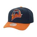 Men's Mitchell & Ness Navy/Orange Golden State Warriors Soul XL Logo Pro Crown Snapback Hat