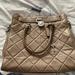 Michael Kors Bags | Leather Michael Kors Handbag. Comes With Authentic Michael Kors Dust Cover. | Color: Tan | Size: Os