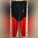 Nike Pants | $120 Mens Nwt Size M Nike Swift Dri Fit Training Running Ankle Pants Black & Red | Color: Black/Red | Size: M
