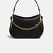 Coach Bags | Coach Signature Chain Hobo In Smooth Black Leather | Color: Black/Gold | Size: Os