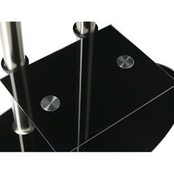 Cavus CAV-S61 AV Ablage für 60mm Doppelsäule, schwarz Image