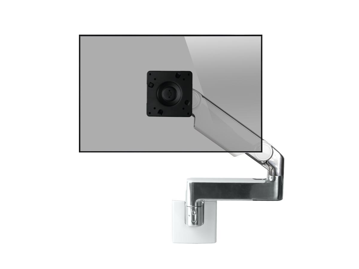 Humanscale M8.1 Monitor Wandhalterung gerade weiß (M81HMWETB) Image
