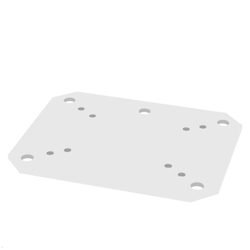 Neomounts Zubehör feste Bodenplatte (PLASMA-M2SFPLATE), silber Image