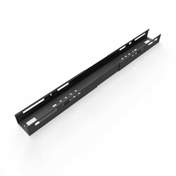 TecLines TKW006B Kabelwanne ausziehbar 1100 - 1700 mm, schwarz Image