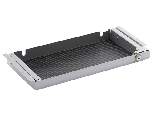 TecLines TUS008A Unterbau Schublade 186mm tief S, abschließbar, silber Image
