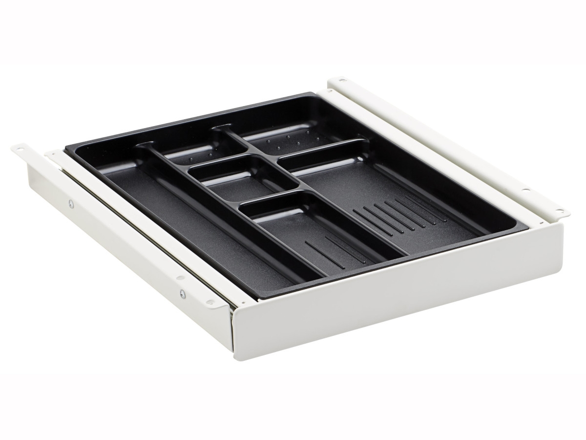 TecLines TUS014W ausziehbare Unterbau Schublade S, weiß Image