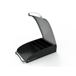 BakkerElkhuizen LockerCase Büro Toolbox, schwarz/silber Image