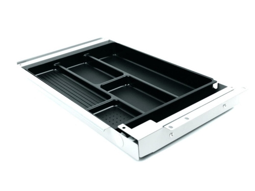 TecLines TUS003W ausziehbare Unterbau Schublade S, weiß Image