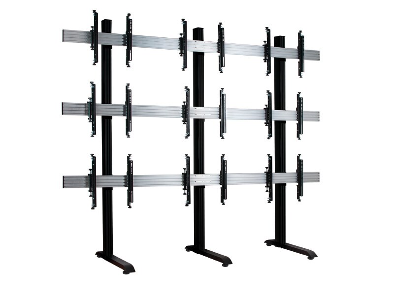 B-Tech BT8370-3x3/BB System X Video Wall Standfuß 46 - 55 Zoll Image