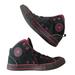 Converse Shoes | Converse All Star Hightop Chuck Taylor Girls Black & Pink Sneaker Shoes Size 4 | Color: Black/Pink | Size: 4g