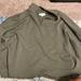 American Eagle Outfitters Tops | American Eagle Cropped Half Zip Sweatshirt | Color: Green | Size: M