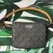 Michael Kors Accessories | Michael Kors, Gray And Black Mk Print Belt Bag | Color: Black/Gray | Size: Os