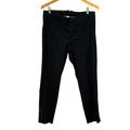 Anthropologie Pants & Jumpsuits | Anthropologie Elevenses Lace Up Trousers Slacks Pants - 12 | Color: Black | Size: 12