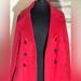 Burberry Jackets & Coats | Burberry Red Cashmere Pea Coat. | Color: Red | Size: 12