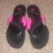 Adidas Shoes | Adidas Cloudfoam Surround Women Flip Flop Sandals Us 9 Uk 8 | Color: Black/Pink | Size: 9
