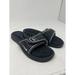 Nike Shoes | Nike Comfort Footbed Slides Sandals Flip Flops Women's Size 8 Black | Color: Black | Size: 8