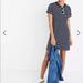 Madewell Dresses | Madewell Navy And White T-Shirt Dress | Color: Blue/White | Size: Xs