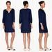 J. Crew Dresses | J. Crew Silk Tonal Paisley Dress Size 2 Euc | Color: Blue | Size: 2