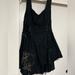 Disney Dresses | Disney Peter Pan Black Symmetrical Dress Size 18 . Corset Feel Side Tied. | Color: Black | Size: 18