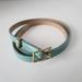 J. Crew Accessories | J. Crew | Patent Leather Skinny Belt Mint Green Sz S | Color: Green | Size: S