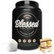 Blessed Plant Based Vegan Protein Powder - 23g of Pea Protein Isolate, Low Carbs, Non Dairy, Gluten Free, Soy Free, No Sugar Added - Meal Replacement for Women & Men, 30 Servings (S'Mores)