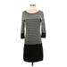 Banana Republic Factory Store Casual Dress - Sweater Dress: Gray Dresses - Women's Size X-Small