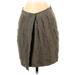 Banana Republic Factory Store Casual Mini Skirt Knee Length: Gray Bottoms - Women's Size 4