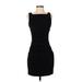 Tadashi Casual Dress - Sheath: Black Solid Dresses - Women's Size 0