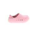 Cat & Jack Flats: Slip-on Platform Casual Pink Solid Shoes - Kids Girl's Size 5