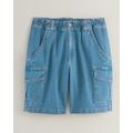 Blair Men's JohnBlairFlex Relaxed-Fit Full-Elastic Cargo Shorts - Denim - 56