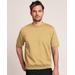 Blair Men's John Blair Supreme Fleece Short-Sleeve Sweatshirt - Yellow - 2XL